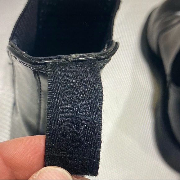 DOC MARTENS Flora Chelsea Boots Black Leather Slip On Women’s Sz 5 - Picture 13 of 16